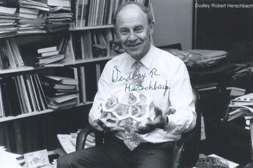 Dudley R. HERSCHBACH autograf! NOBEL 1986 (Chemia)