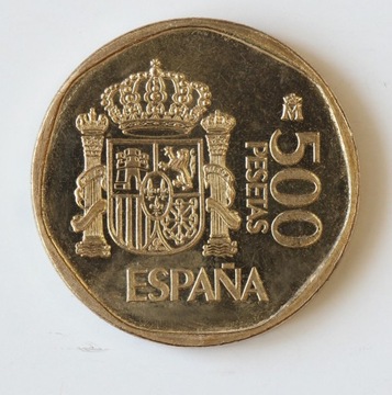 HISZPANIA 500 PESET 1987