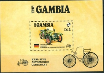 Gambia Mi. Blok 25 samochody osobowe.