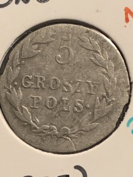 5 Groszy Pols. 1819 rok I-B