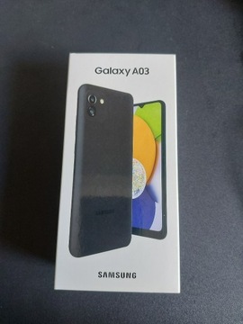 NOWY Smartfon Samsung Galaxy A03 64GB czarny