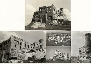 OGRODZIENIEC Ruiny zamku 3 pocztówki PRL