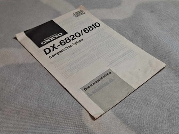 InstrukcjaOdtwarzacz CD Onkyo DX-6820 DX-6810 W-wa