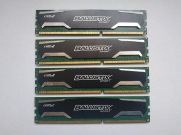 RAM Crucial Ballistix Sport DDR3 16GB 2x8 lub 32GB