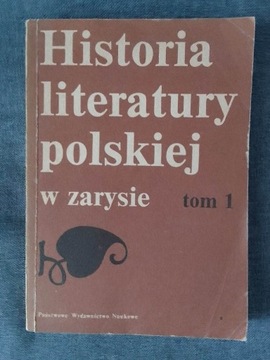 Historia literatury polskiej w zarysie tom 1 