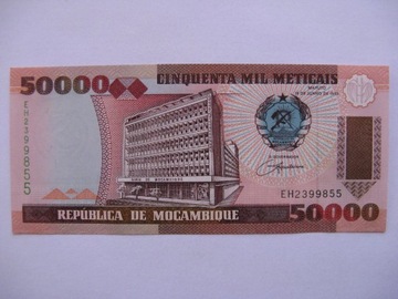 Mozambik - 50000 Meticais - 1993 - P138 - St.1