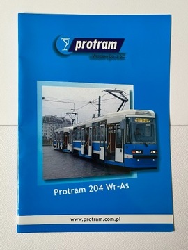 Folder tramwaj prototyp Protram 204 Wr-As Wrocław