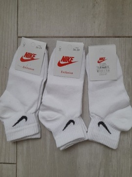 Skarpetki Nike Krótkie Biały 36-39 10szt 