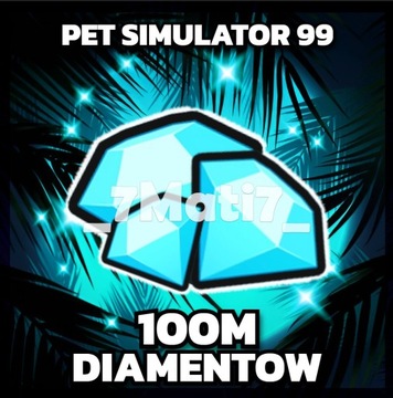 100M GEMS > Pet Simulator 99