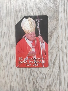 Karta telefoniczna Jan Paweł II