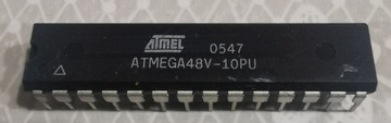 Mikrokontroler ATMEGA48V-10PU DIP-28 Atmel