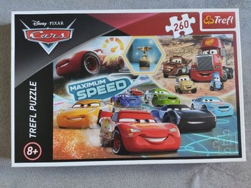 Puzzle Disney Cars (Auta) 260 el. + 2 gratisy