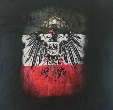 T-shirt orzeł męski czarny L B&C