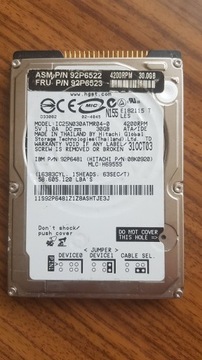 HDD 2,5"  IBM  IC25N030ATMR04-0    30,0 GB
