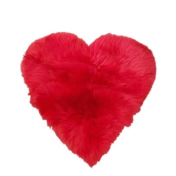 Dywanik w kształcie serca dywan serce czerwony 
