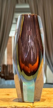 Wazon ze szkła Murano 17cm wysokości lata 60.