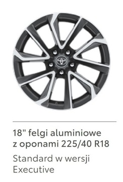 Felga 18" Toyota 8419-5 Maxion10 5x114,3 ET40 nowa