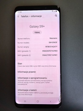 Samsung Galaxy s9+ SM-G965F