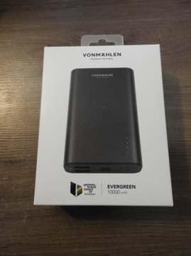 Vonmaehlen powerbank 10000mAh QuickCharge czarny