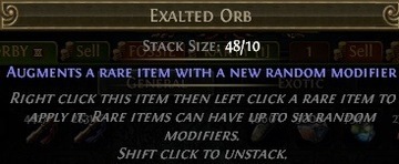 Path of Exile Standard 10 Exalted Orb PC
