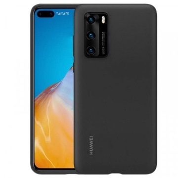 Huawei Silicone Case pokrowiec Huawei P40 czarny