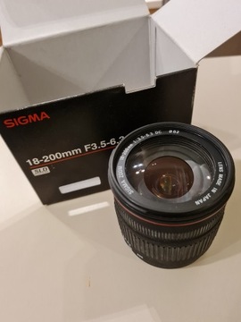 Obiektyw Sigma 18-200 mm f/3.5-6.3 DC
