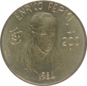 San Marino 200 lire 1984, KM#166