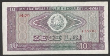 Rumunia 10 lei 1966 - stan bankowy UNC