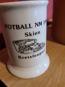 Kubek norweski  Porschgrund 1995 futbol skien 