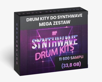Mega zestaw drum kitów synthwave | +11 600 sampli