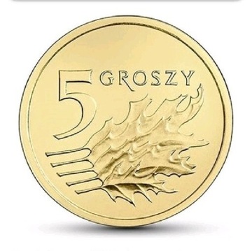 3szt. 5 groszy 2015 Royal Mint. i 2017,2018 st 1