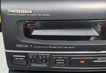 Magnetofon kasetowy Technics RS-CH404. Wysyłka SMART