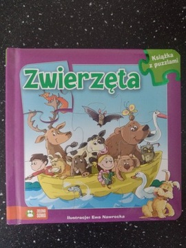 Zwierzęta książka z puzzlami