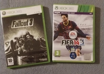 2 gry na XBOX 360 FALLOUT 3 + FIFA 14