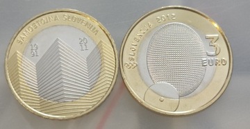 Słowenia 3 euro zestaw