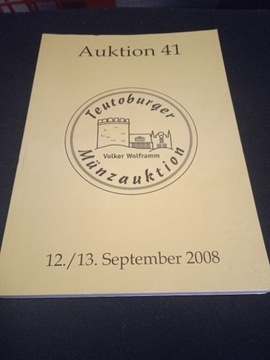 TEUTOBURGER MUNZAUKTION 41 2008r