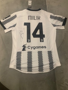 Koszulka Juventusu Arkadiusz Milik z autografem