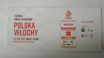 Bilet Polska - Włochy u20 2021 r.