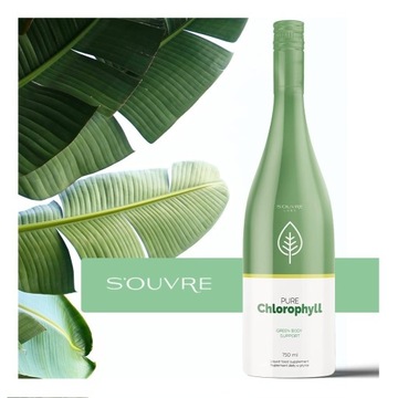 Płyn Souvre  Chlorophyll 750 ml. 1 szt. - DETOKS