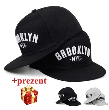 Męska czapka z daszkiem BROOKLYN hip-hop +PREZENT