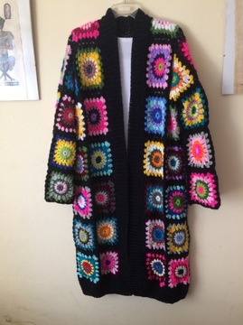 Kardigan, sweter damski handmade One Size Oversize