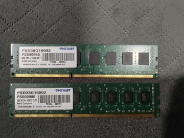Ram DDR3 12800 16GB 2x8GB 1600Mhz