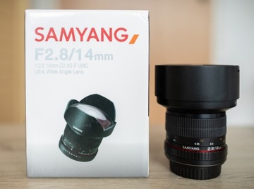 Obiektyw Samyang 14mm/2,8 ED AS IF UMC - Canon EF