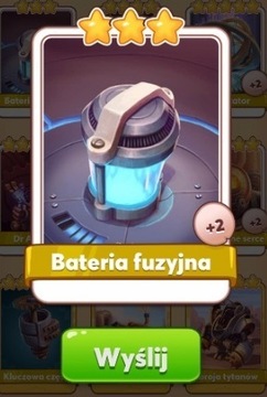 Bateria fuzyjna COIN MASTER KARTA 