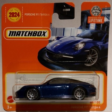 Matchbox  Porsche 911 Targa 4 . 2024 r. Nowość 