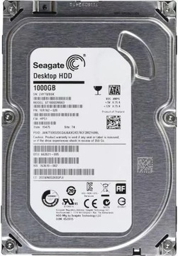 Dysk Seagate HDD 1TB 1000GB do Komputera PC