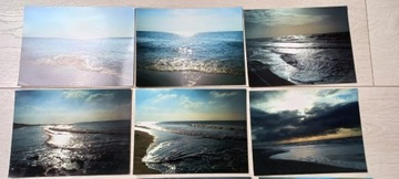 odbitki zdjęcia motyw morze plaża zachód słońca 