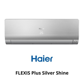 Klimatyzator ścienny HAIER Flexis+ silver + MONTAŻ