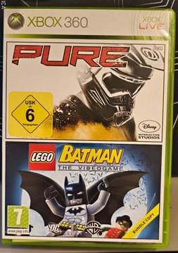 Gry XBOX 360 PURE oraz Lego Batman