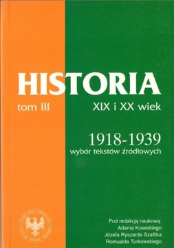 Historia XIX i XX wiek tom III 1918-1939